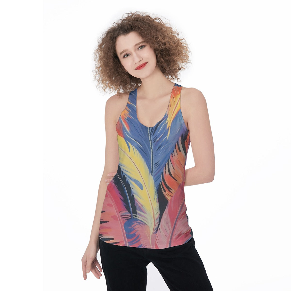 All-Over Print Women's Racerback Tank Top