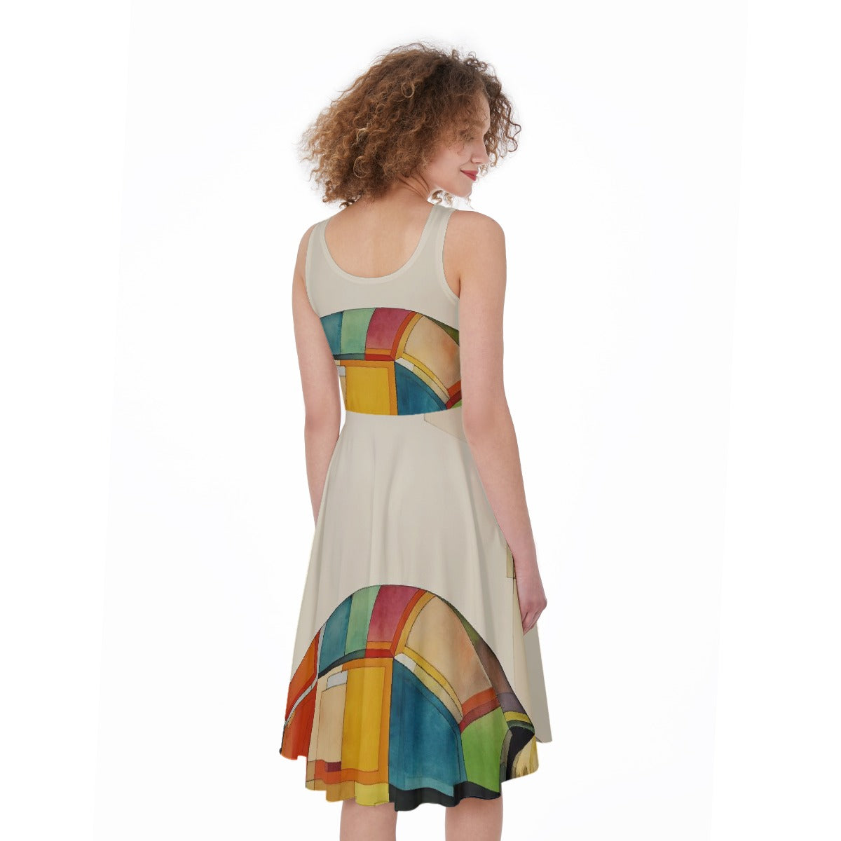 All-Over Print Women's Sleeveless Dress