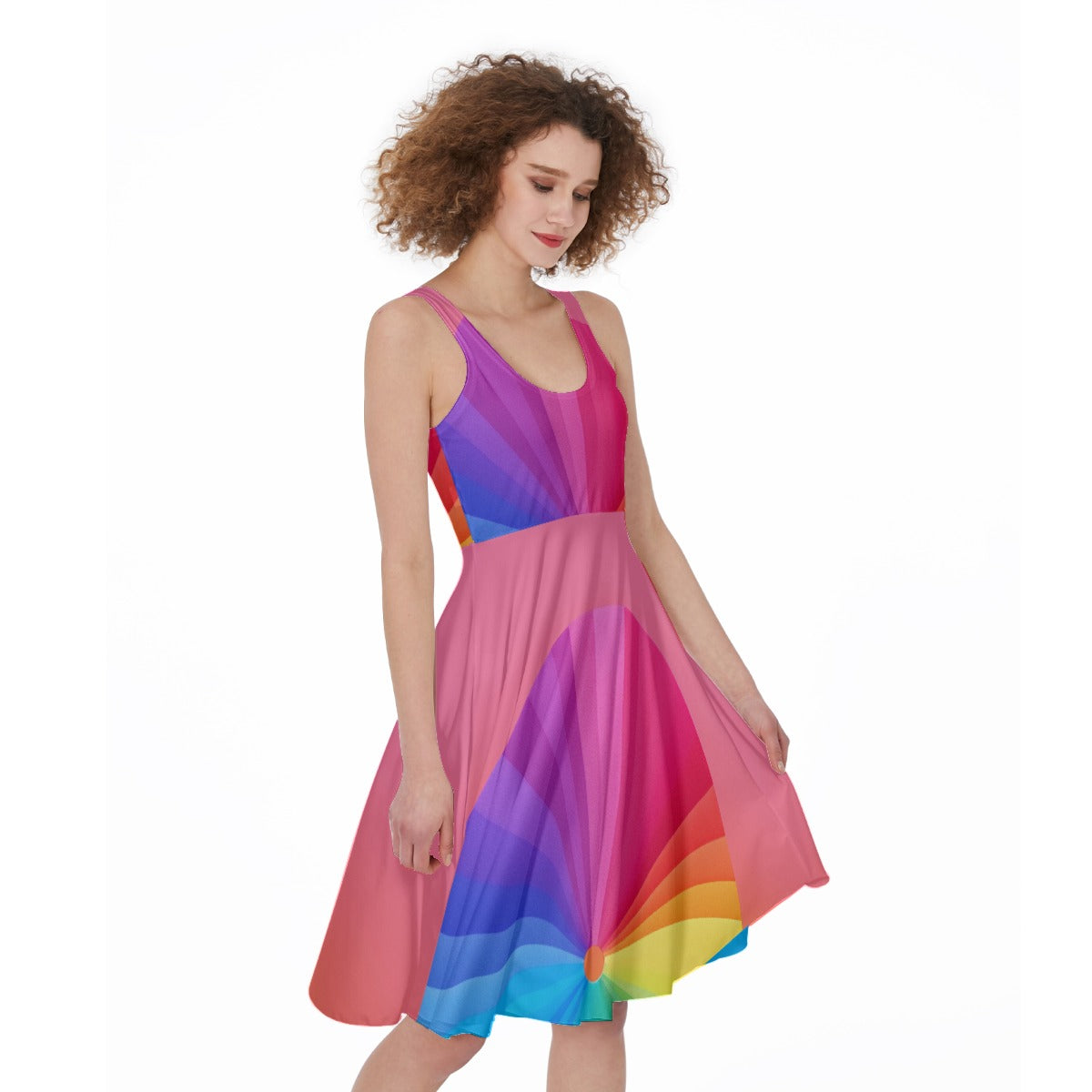 All-Over Print Women's Sleeveless Dress