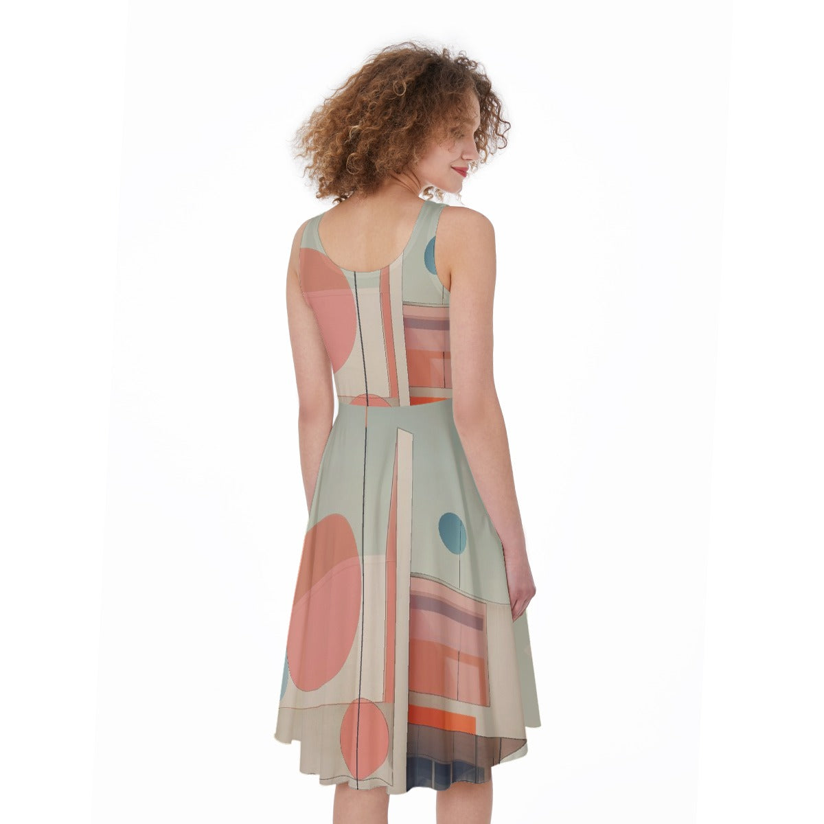 All-Over Print Women's Sleeveless Dress