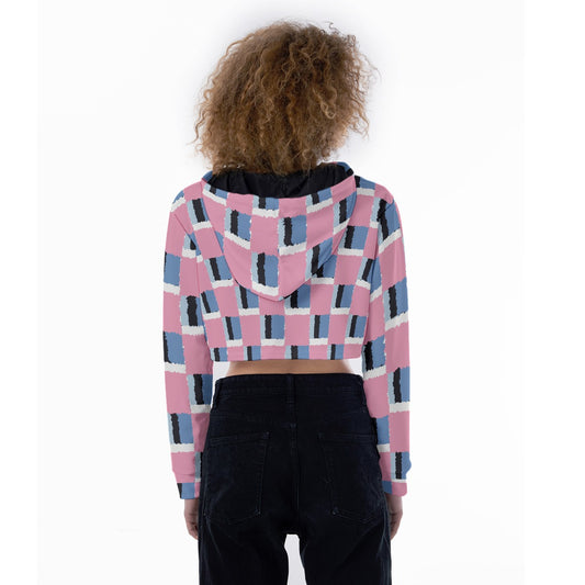 All-Over Print Women's Crop Top Hoodie