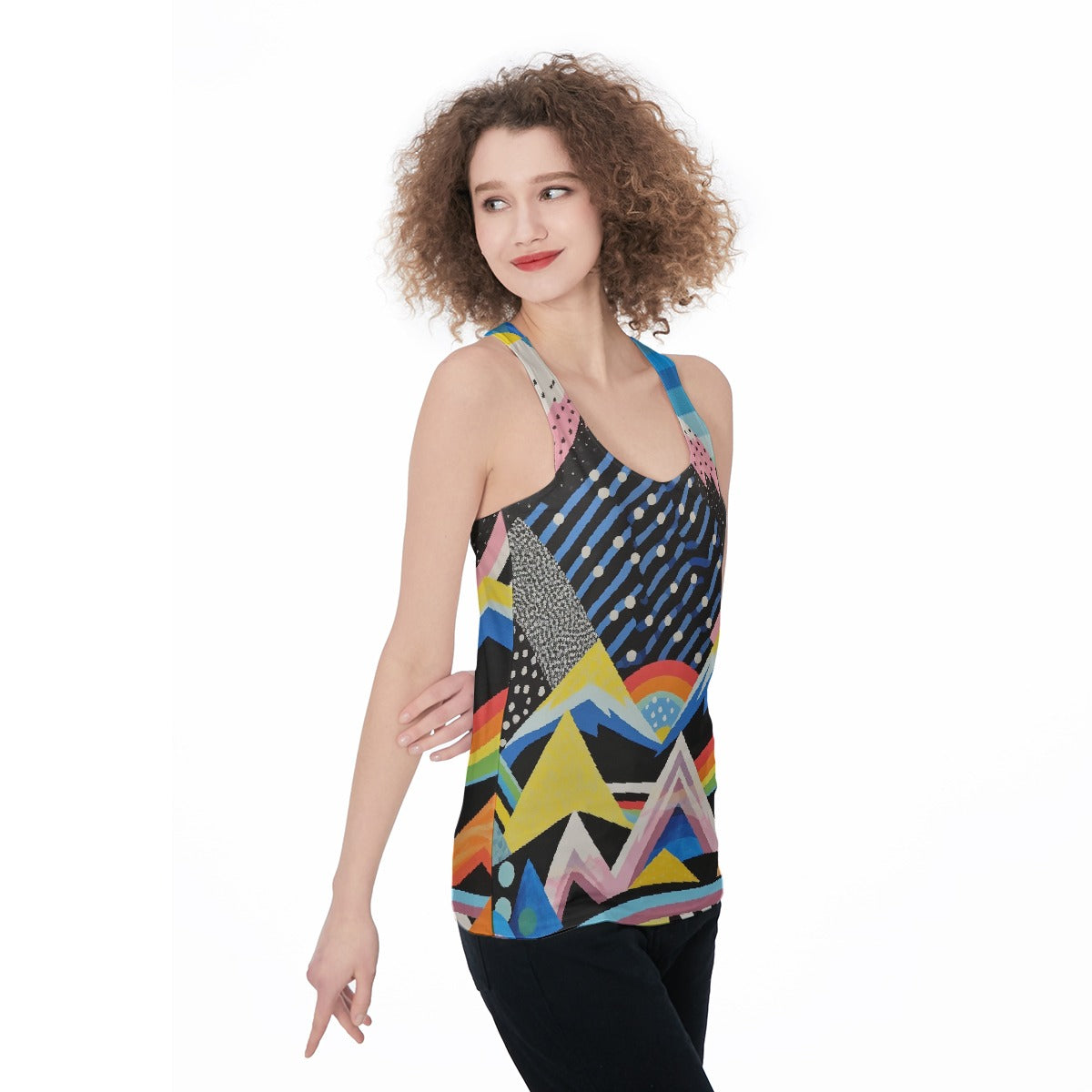All-Over Print Women's Racerback Tank Top