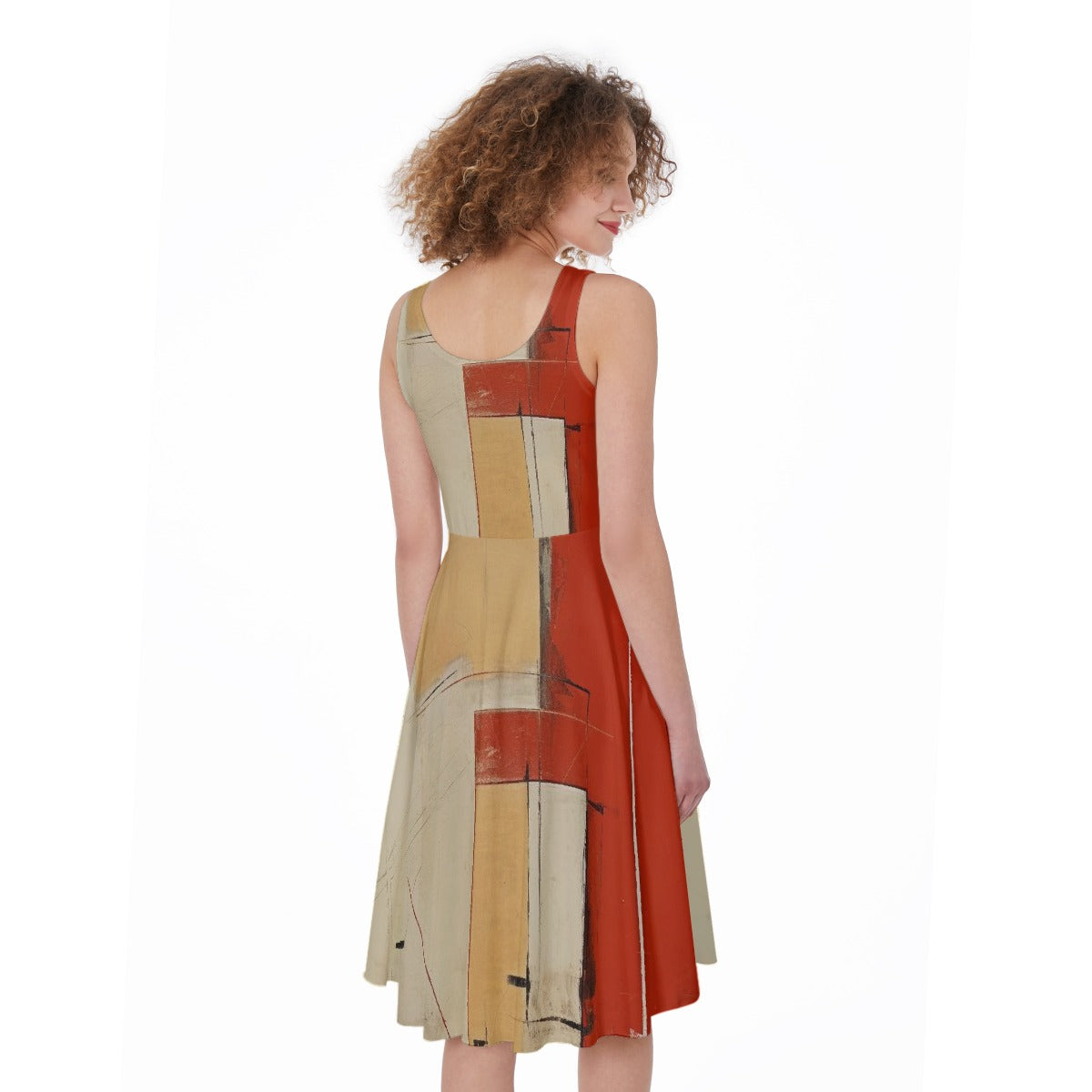 All-Over Print Women's Sleeveless Dress