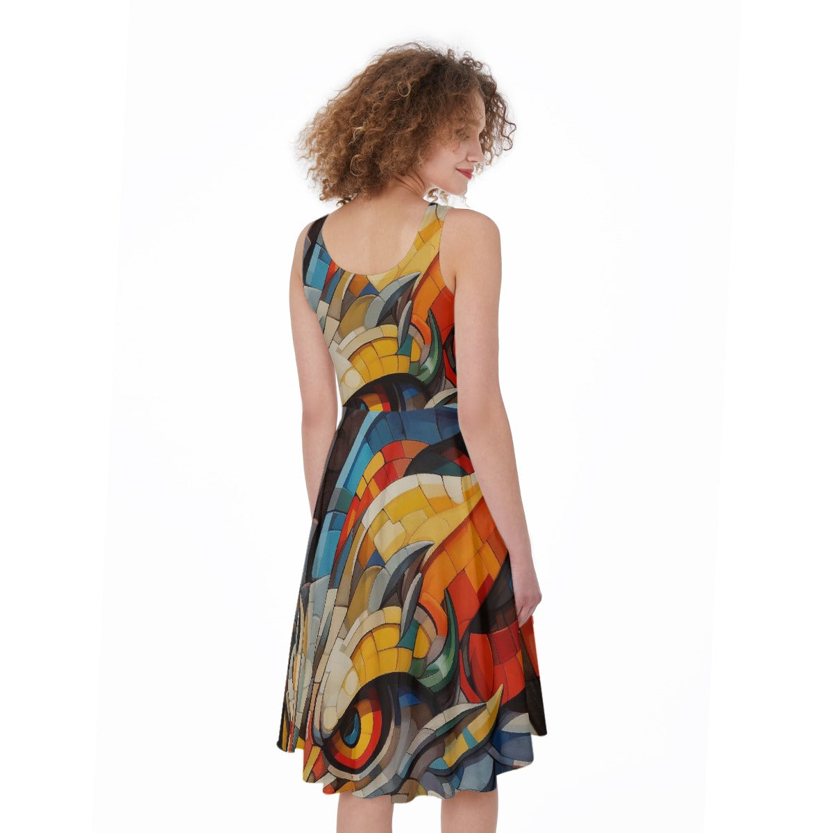 All-Over Print Women's Sleeveless Dress