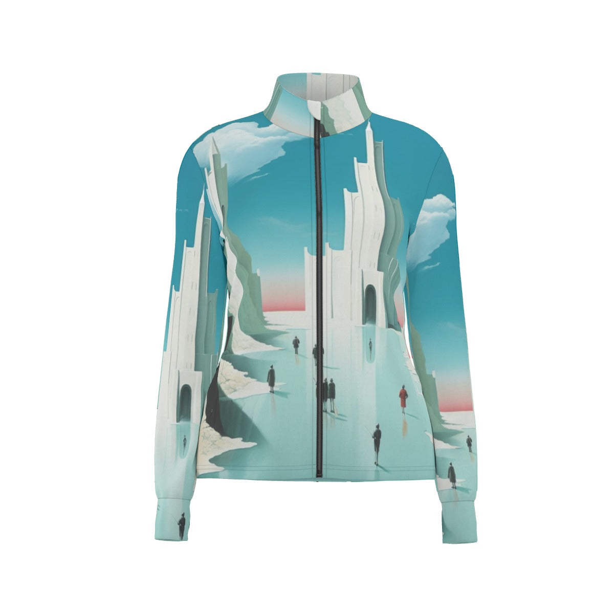 All-Over Print Women's Long Sleeve Thumbhole Jacket