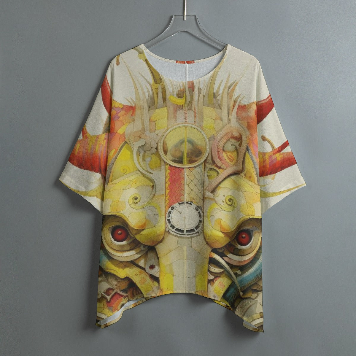 All-Over Print Women's Bat Sleeve Shirt