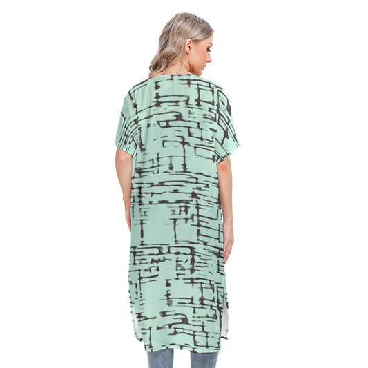 All-Over Print Women's Short Sleeve Cardigan