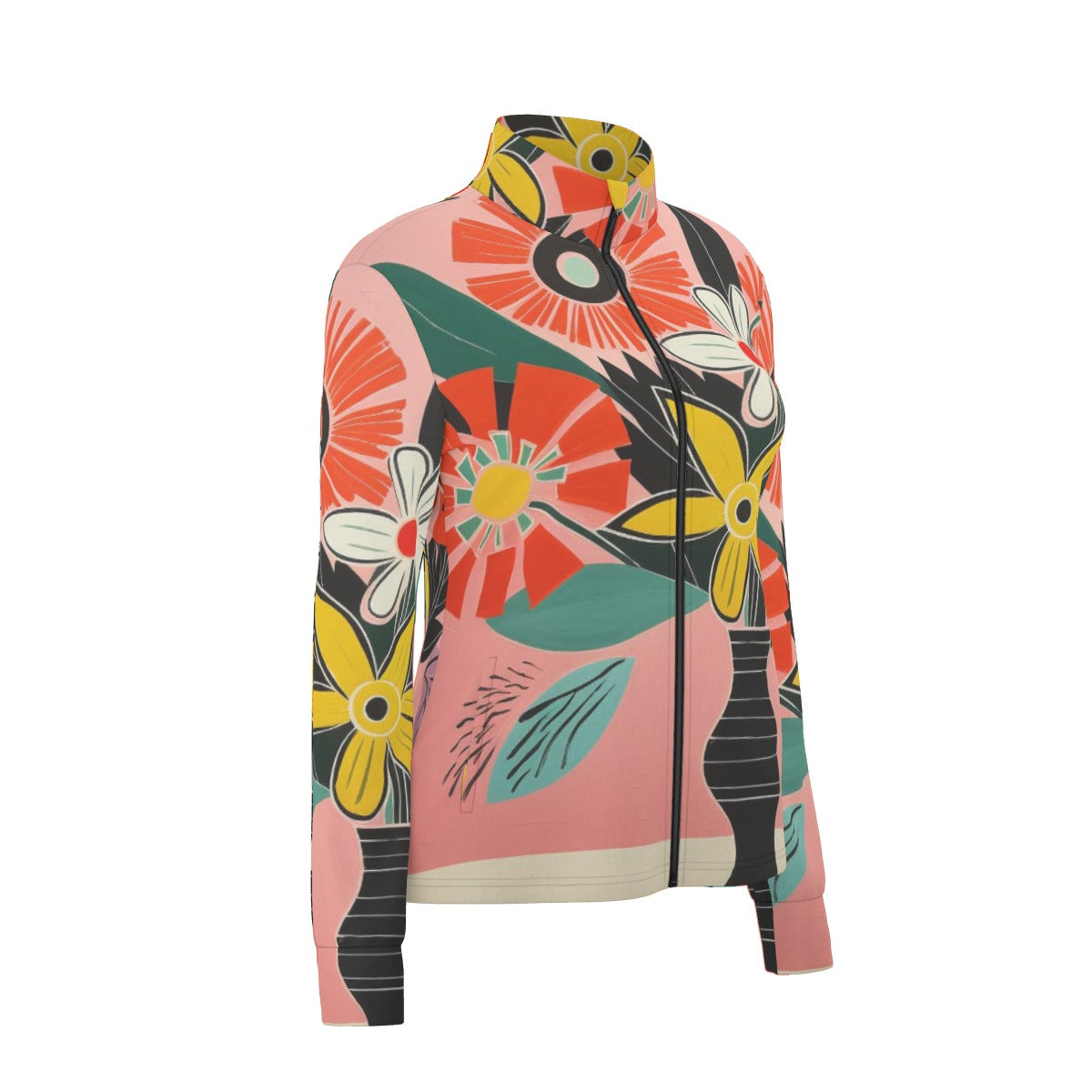 All-Over Print Women's Long Sleeve Thumbhole Jacket