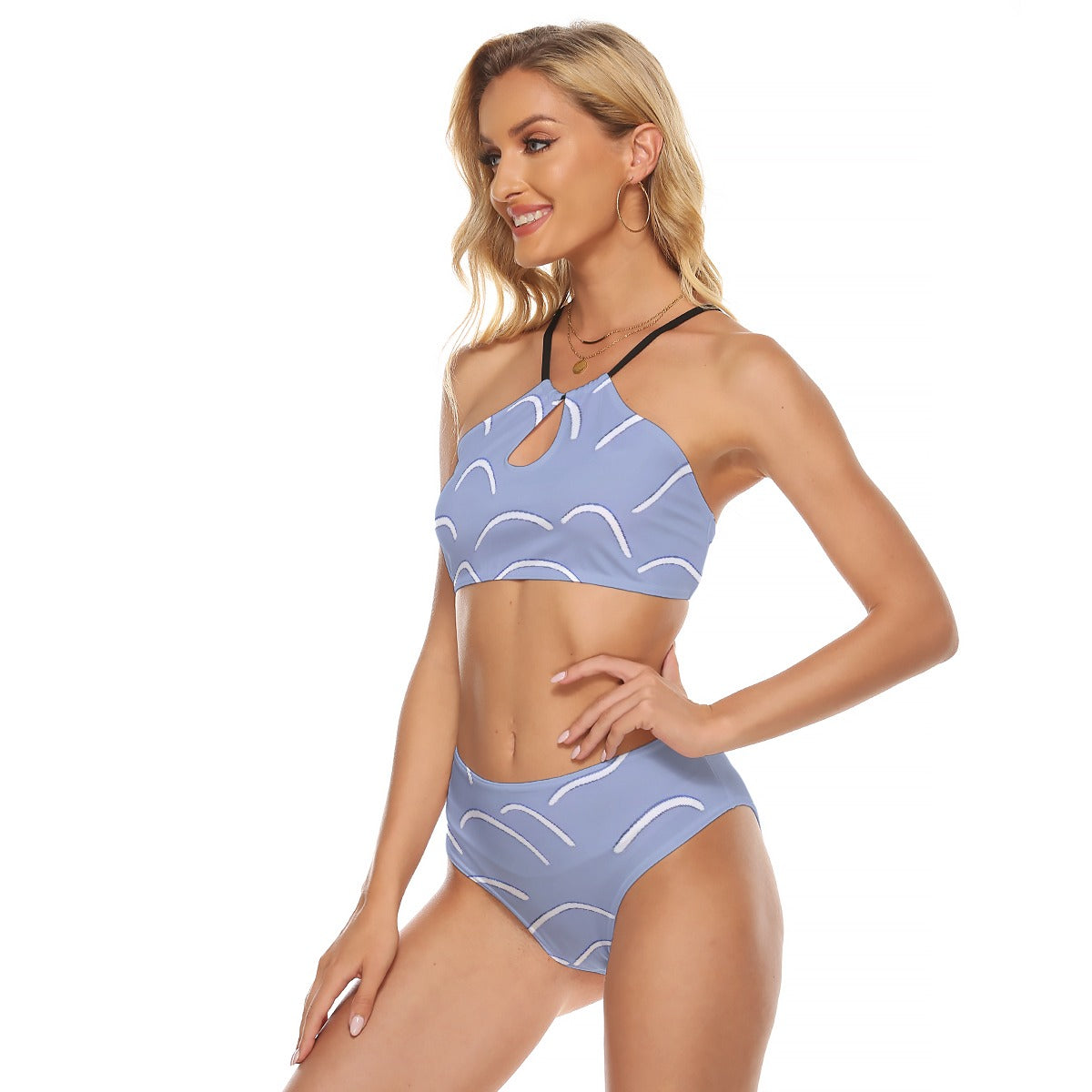 All-Over Print Women's Cami Keyhole One-piece Swimsuit