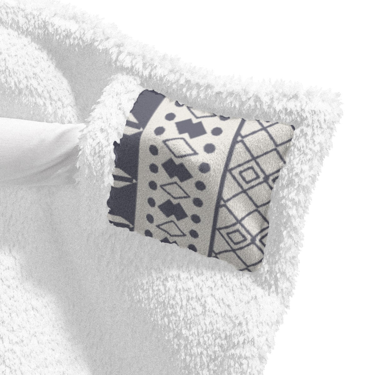 All-Over Print Unisex Wearable Hooded Blanket