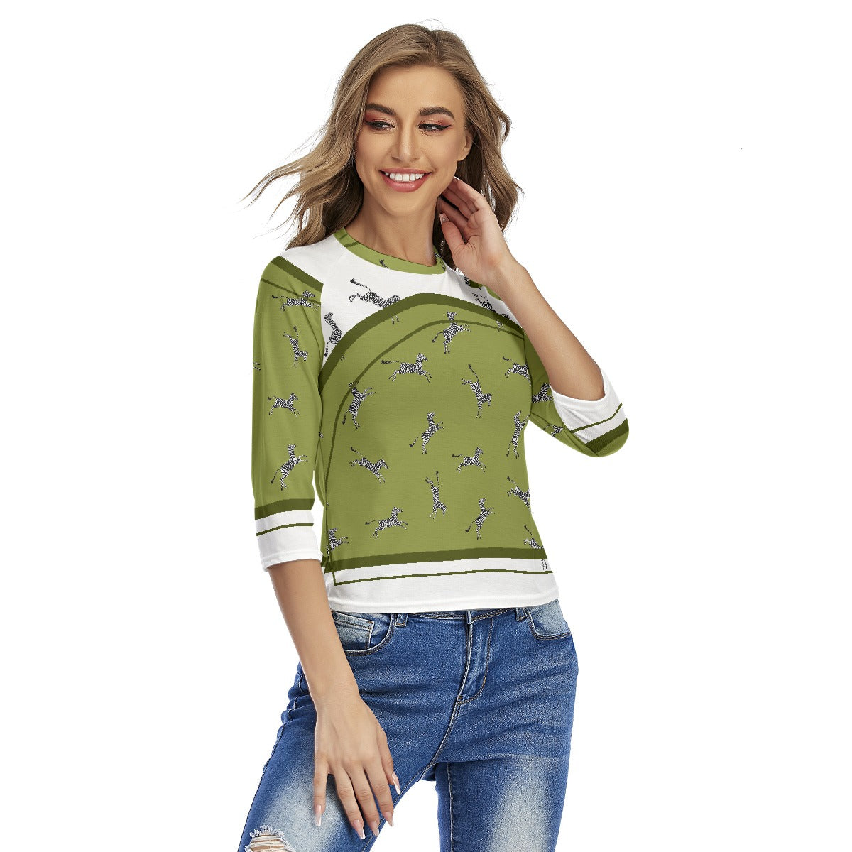 All-Over Print Women's Raglan Sleeves T-shirts
