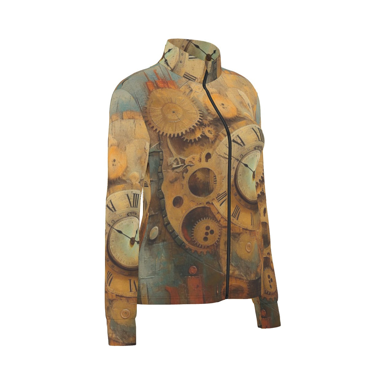 All-Over Print Women's Long Sleeve Thumbhole Jacket