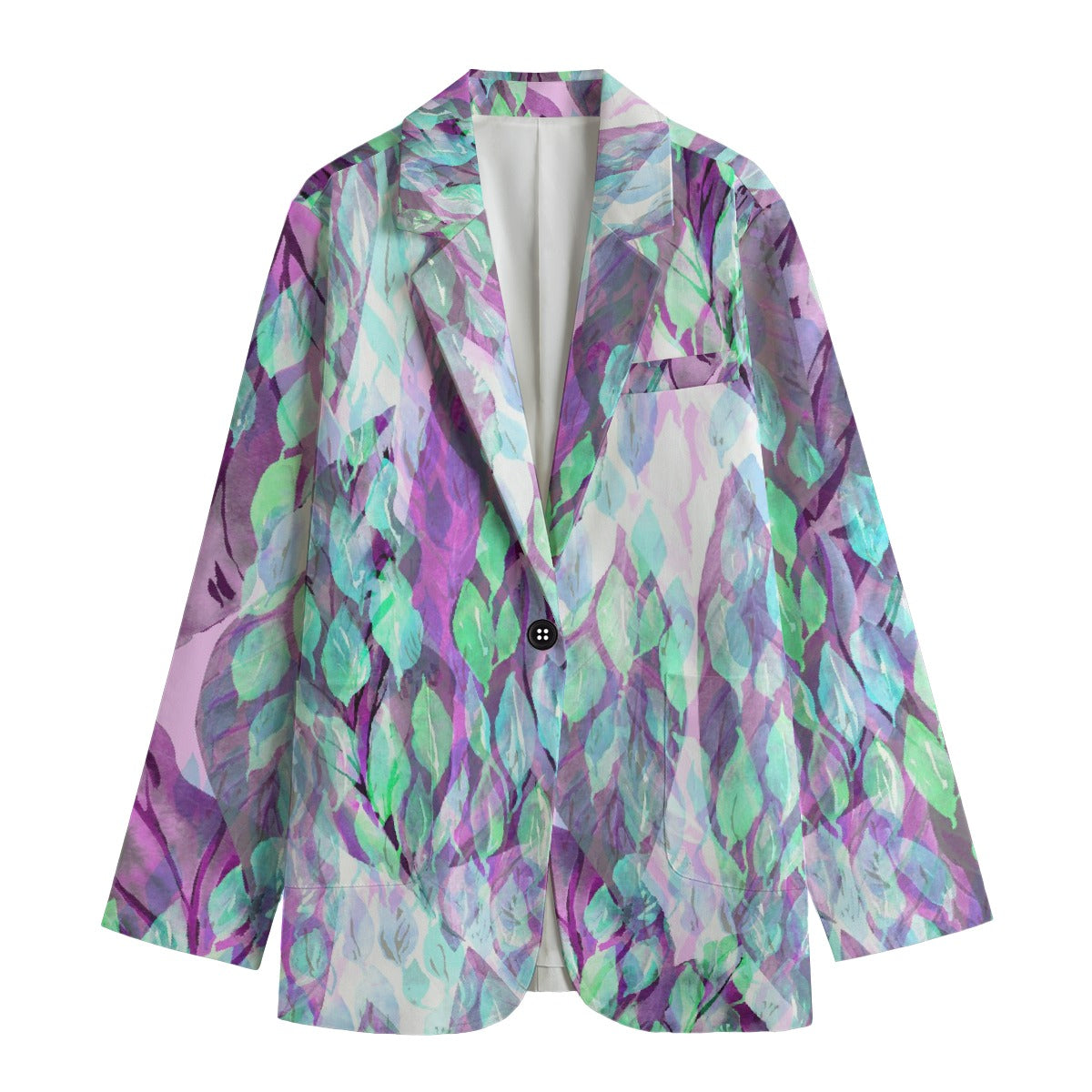 All-Over Print Women's Leisure Blazer