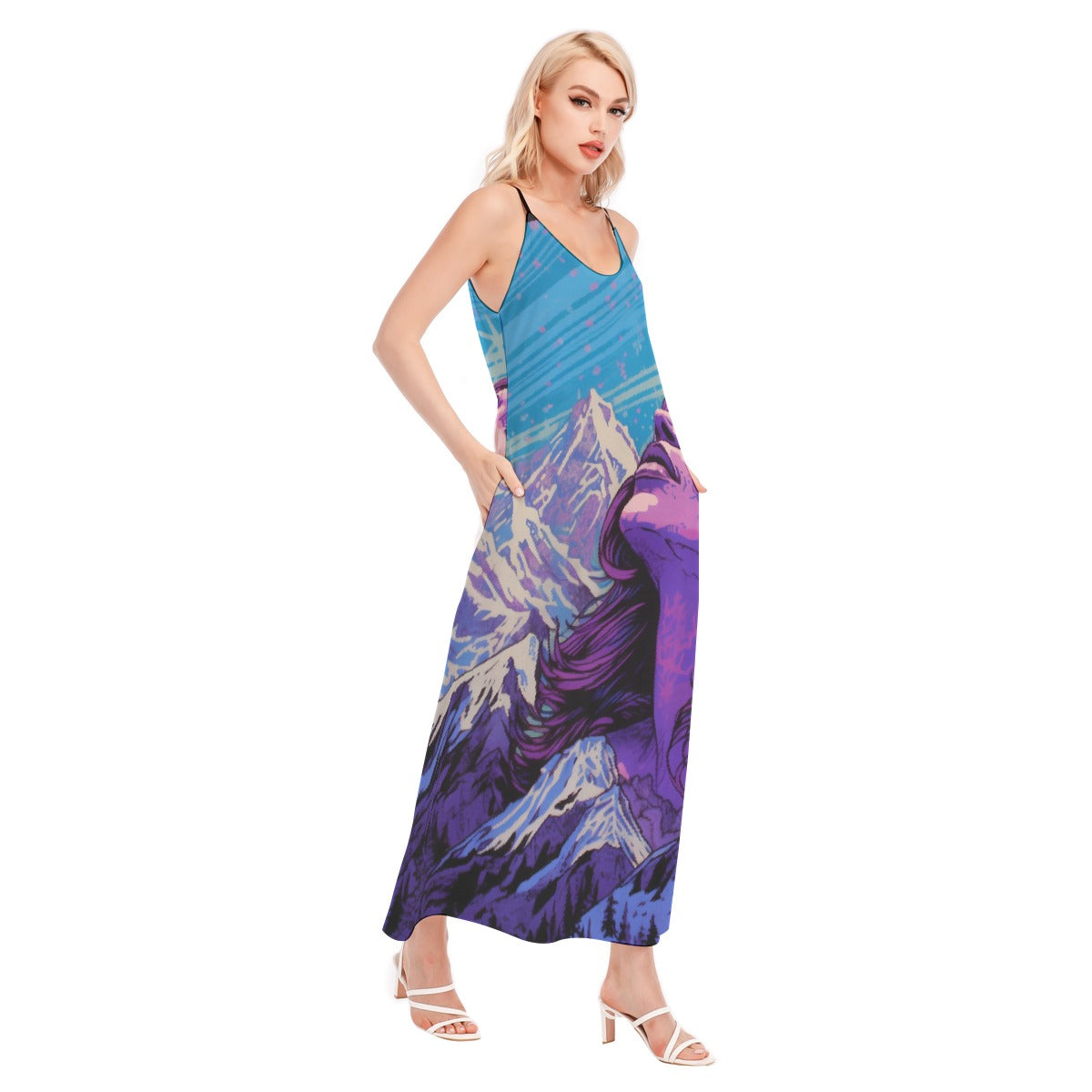 All-Over Print Women's Sling Dress