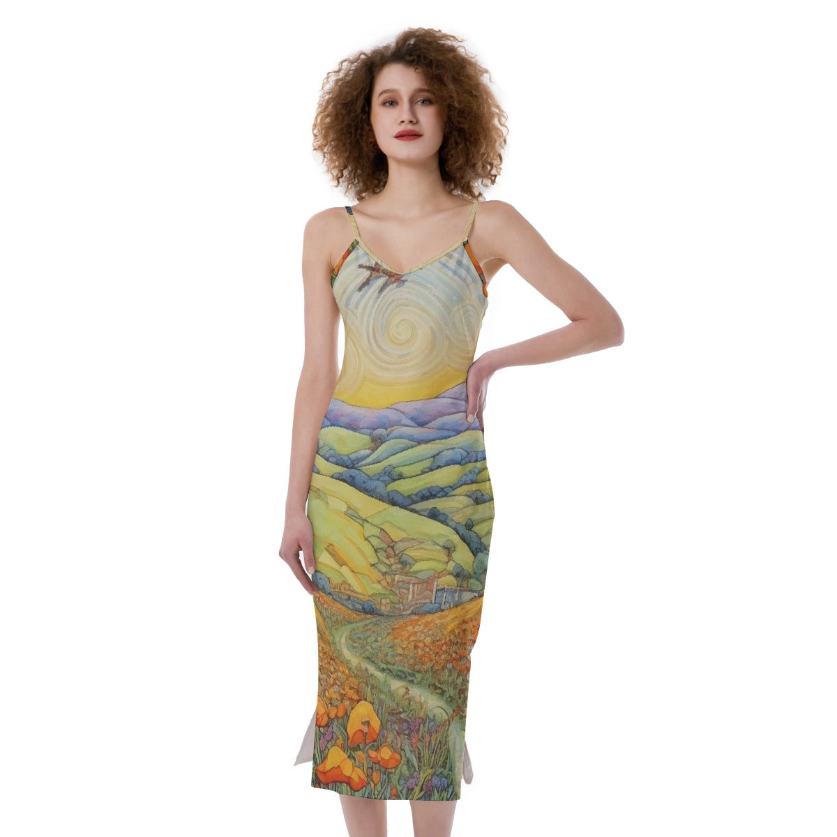 All-Over Print Women's Cami Dress