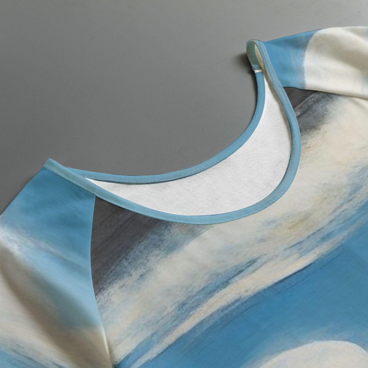 All-Over Print Women's Round Neck T-shirt With Raglan Sleeve