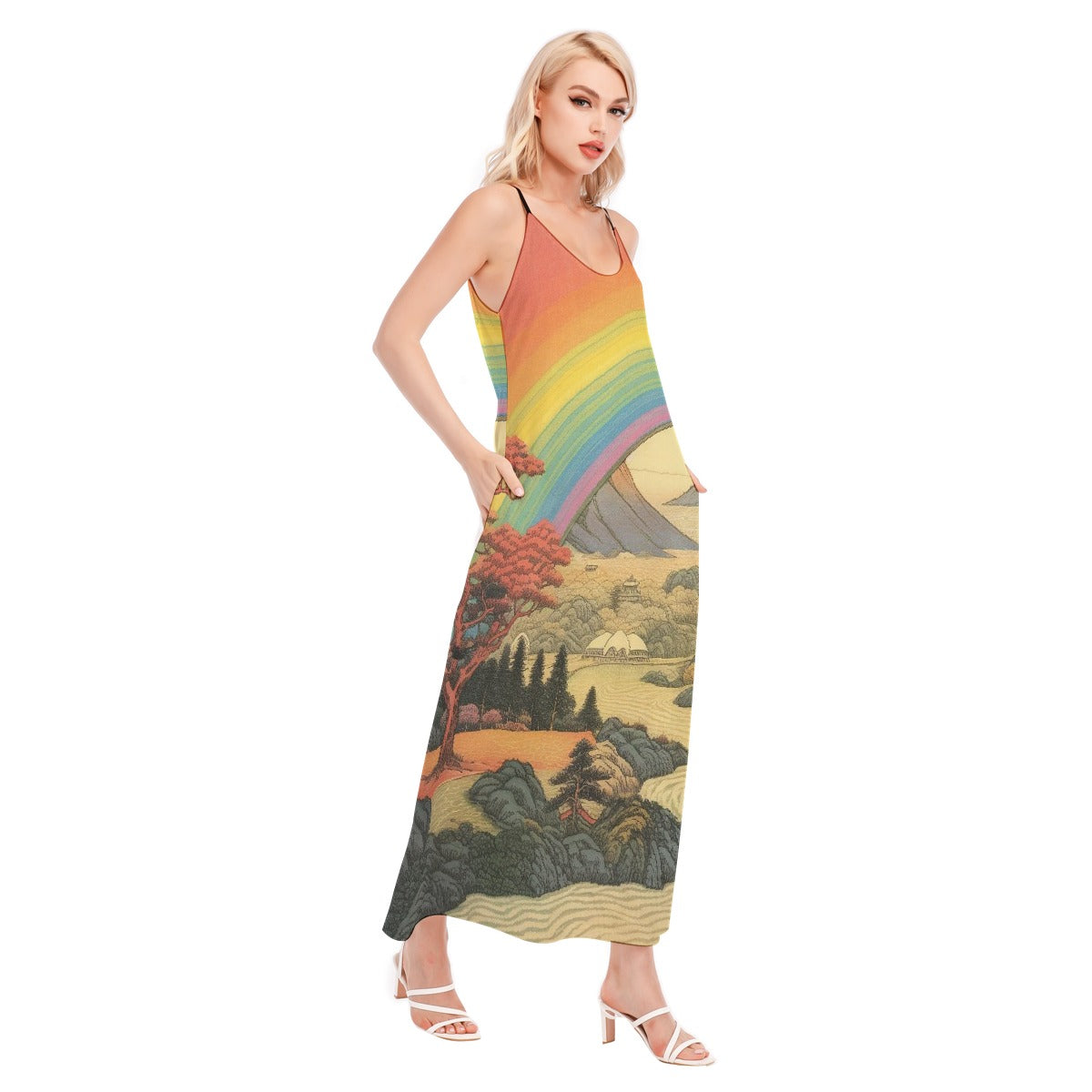 All-Over Print Women's Sling Dress