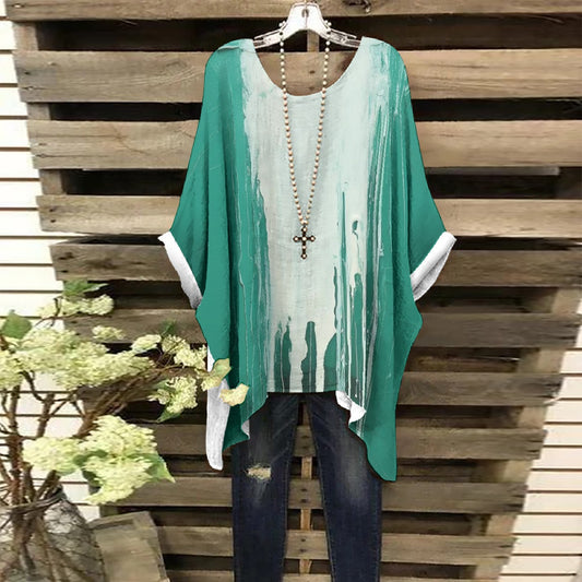 All-Over Print Women's Bat Sleeve Shirt