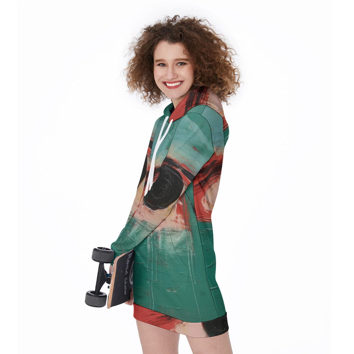 All-Over Print Women's Long Hoodie