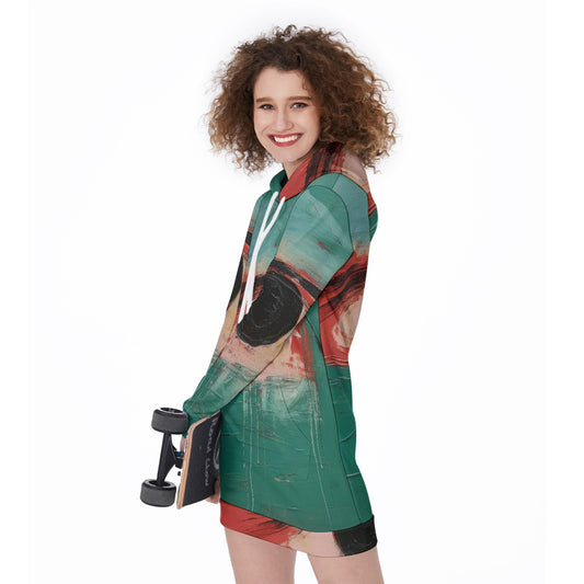 All-Over Print Women's Long Hoodie