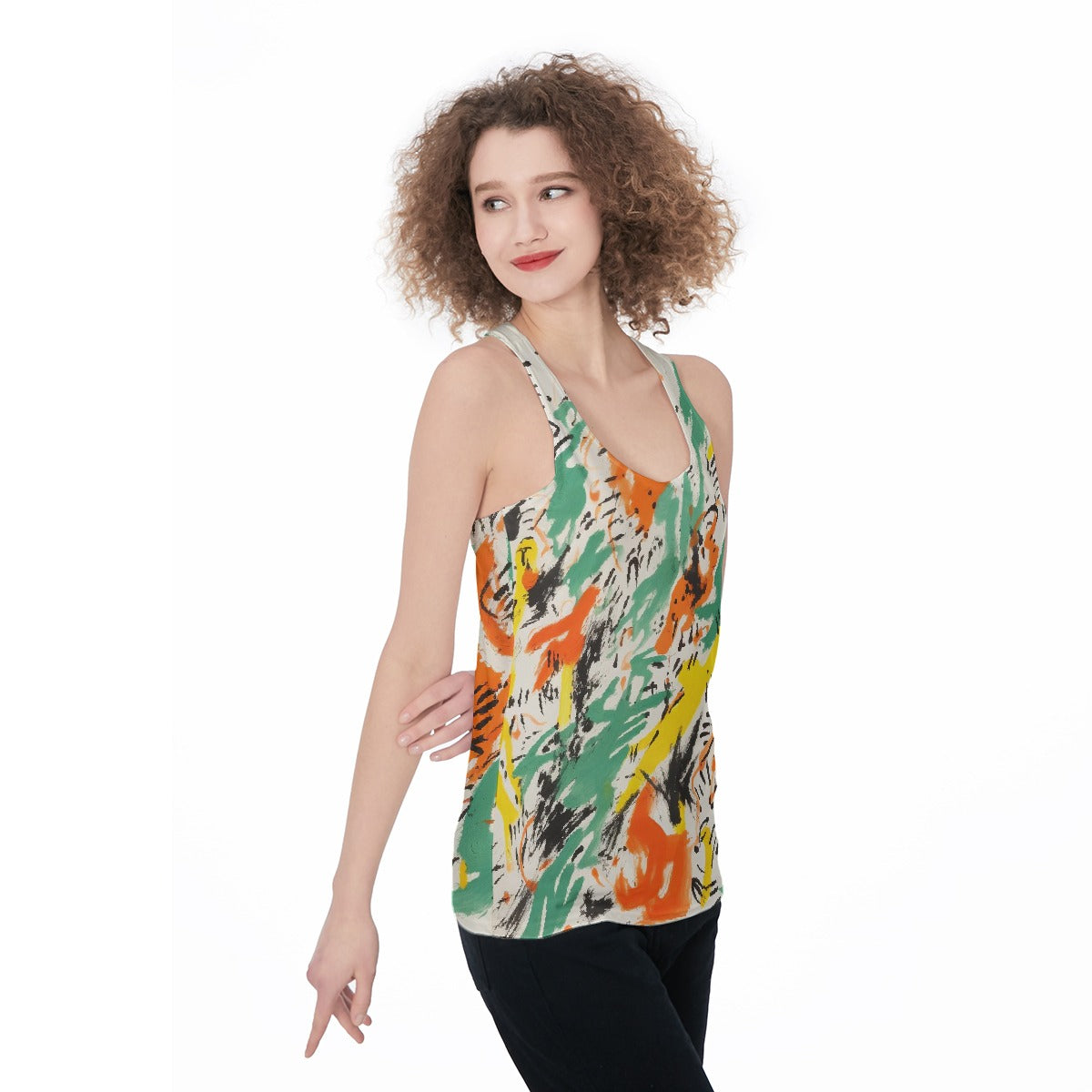 All-Over Print Women's Racerback Tank Top