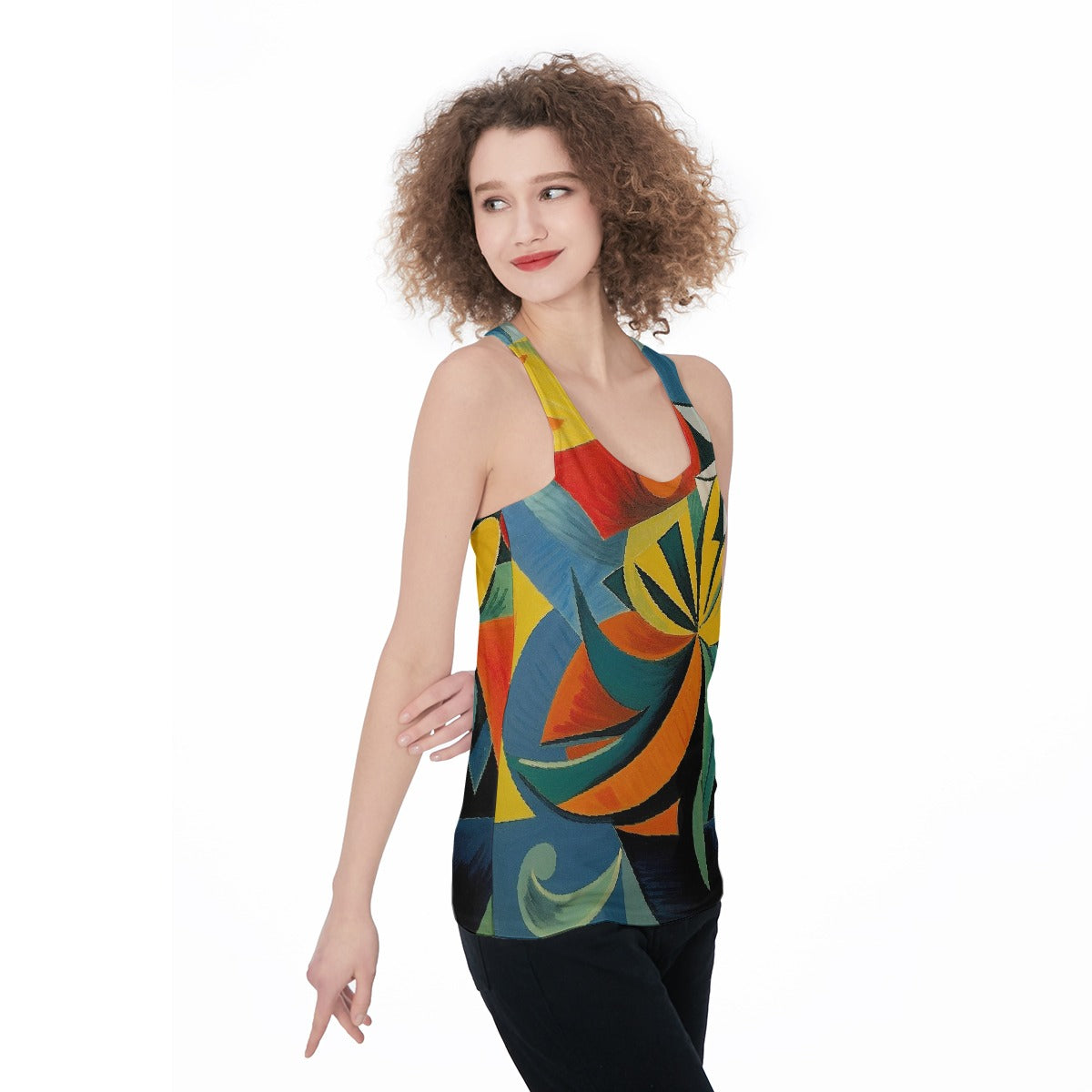 All-Over Print Women's Racerback Tank Top
