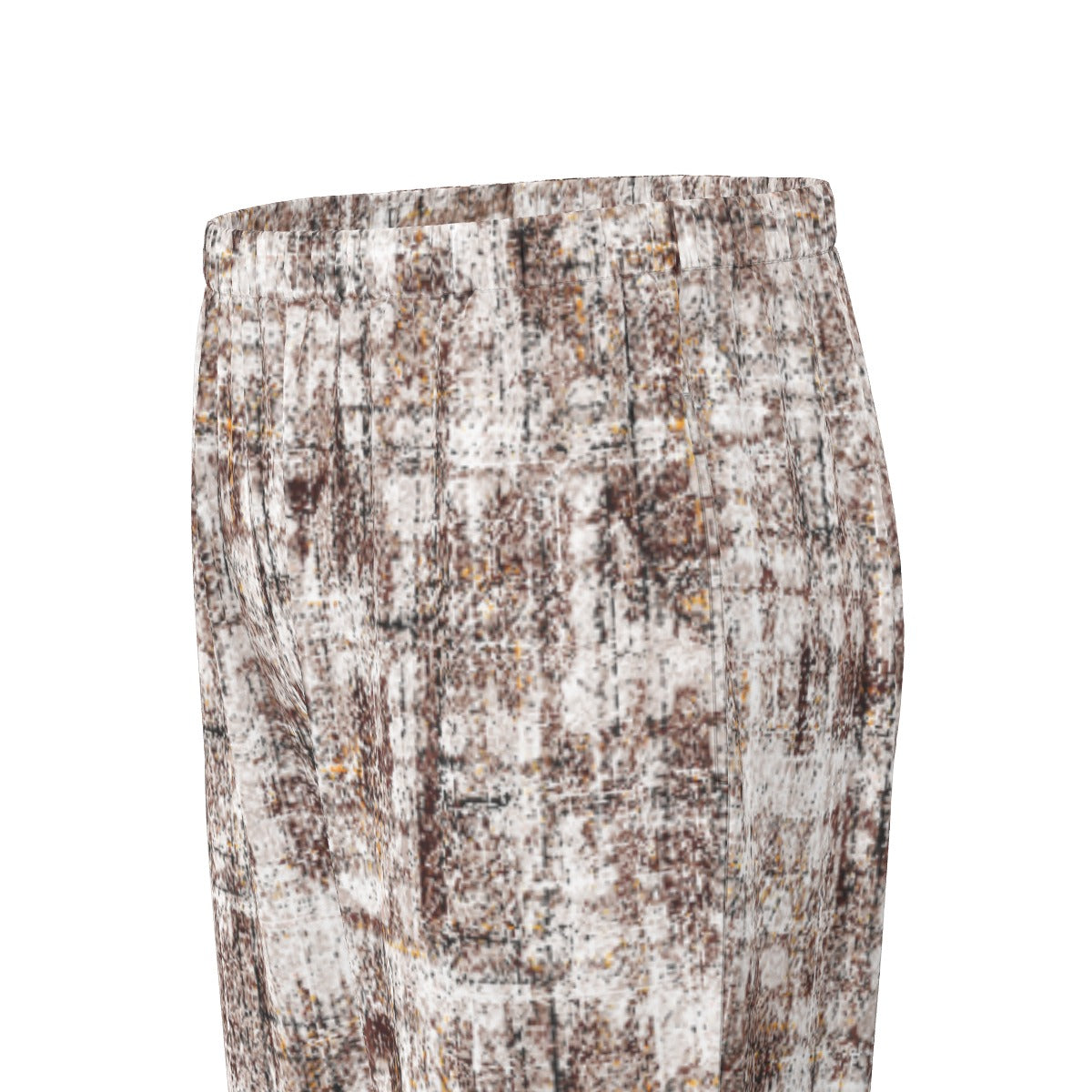 All-Over Print Women's Long Sleeve Pajama Set With Black Contrast Piping