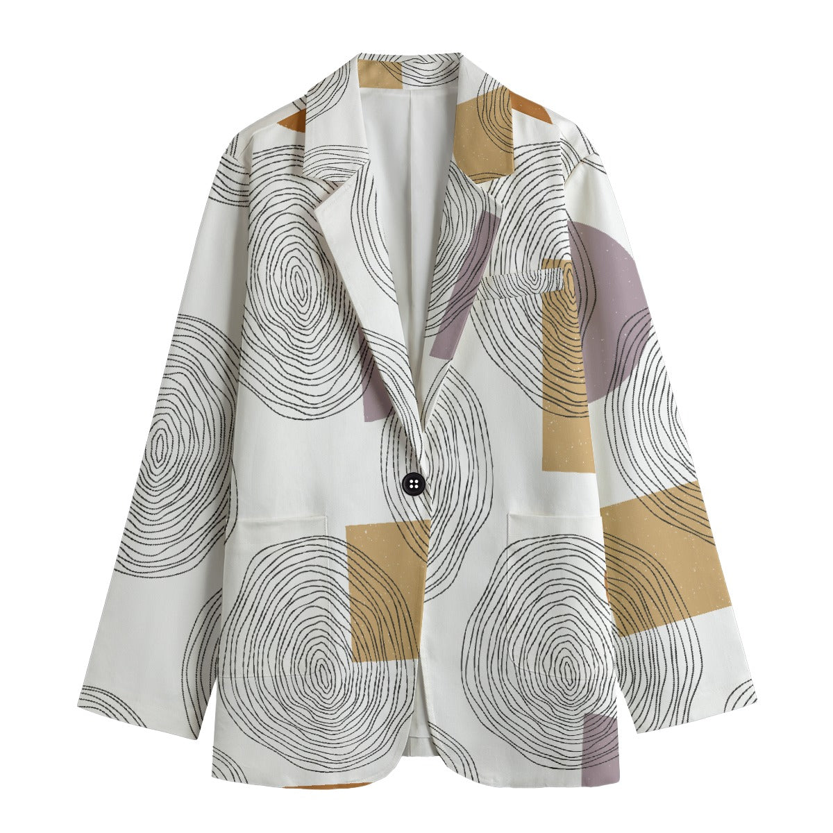 All-Over Print Women's Leisure Blazer