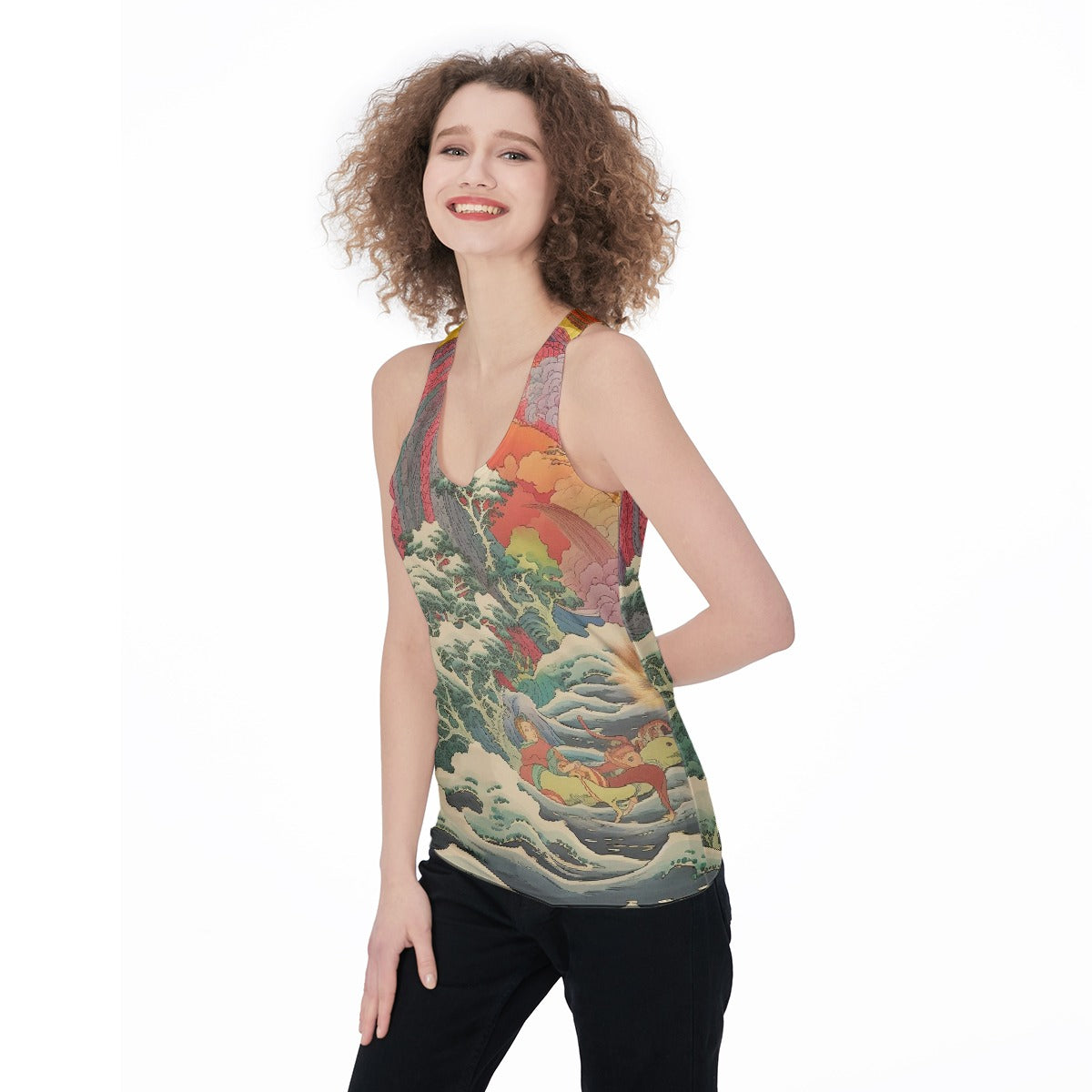 All-Over Print Women's Racerback Tank Top