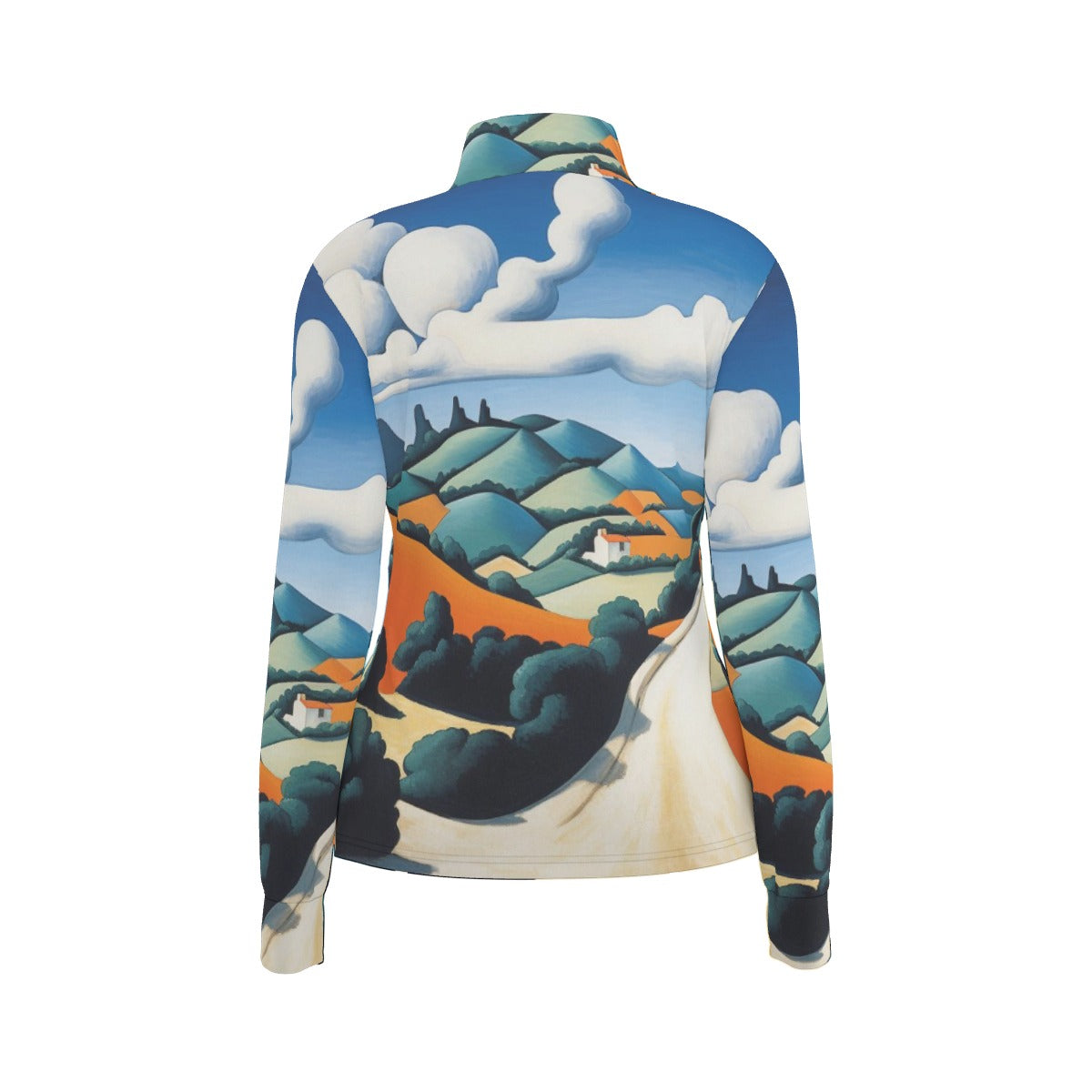 All-Over Print Women's Long Sleeve Thumbhole Jacket