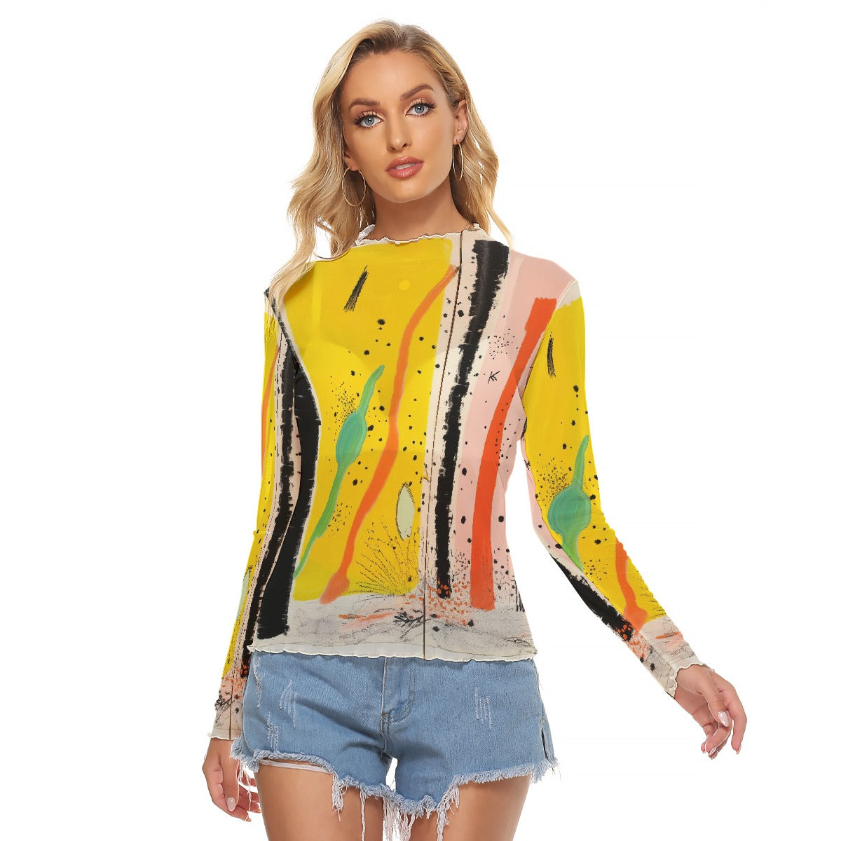 All-Over Print Women's Mesh T-shirt