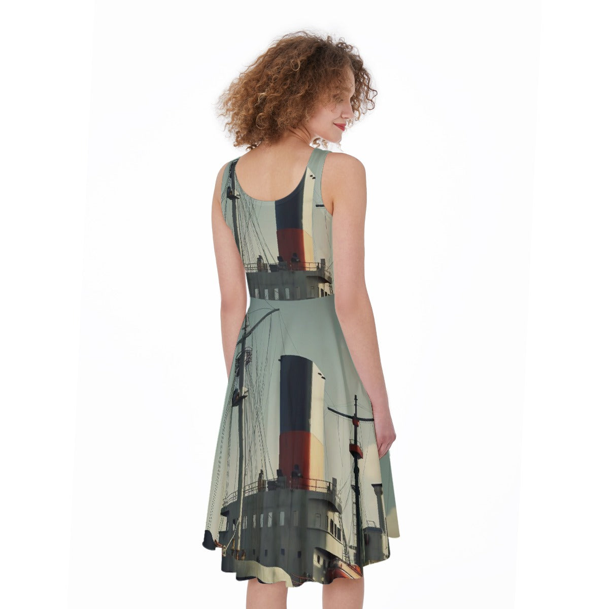 All-Over Print Women's Sleeveless Dress