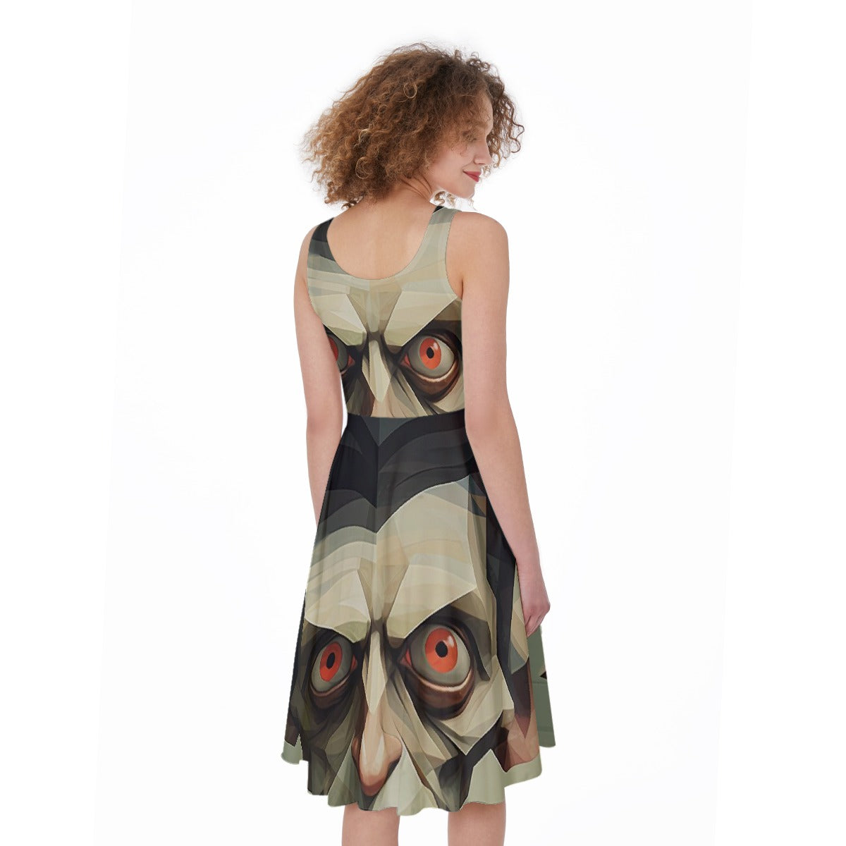 All-Over Print Women's Sleeveless Dress