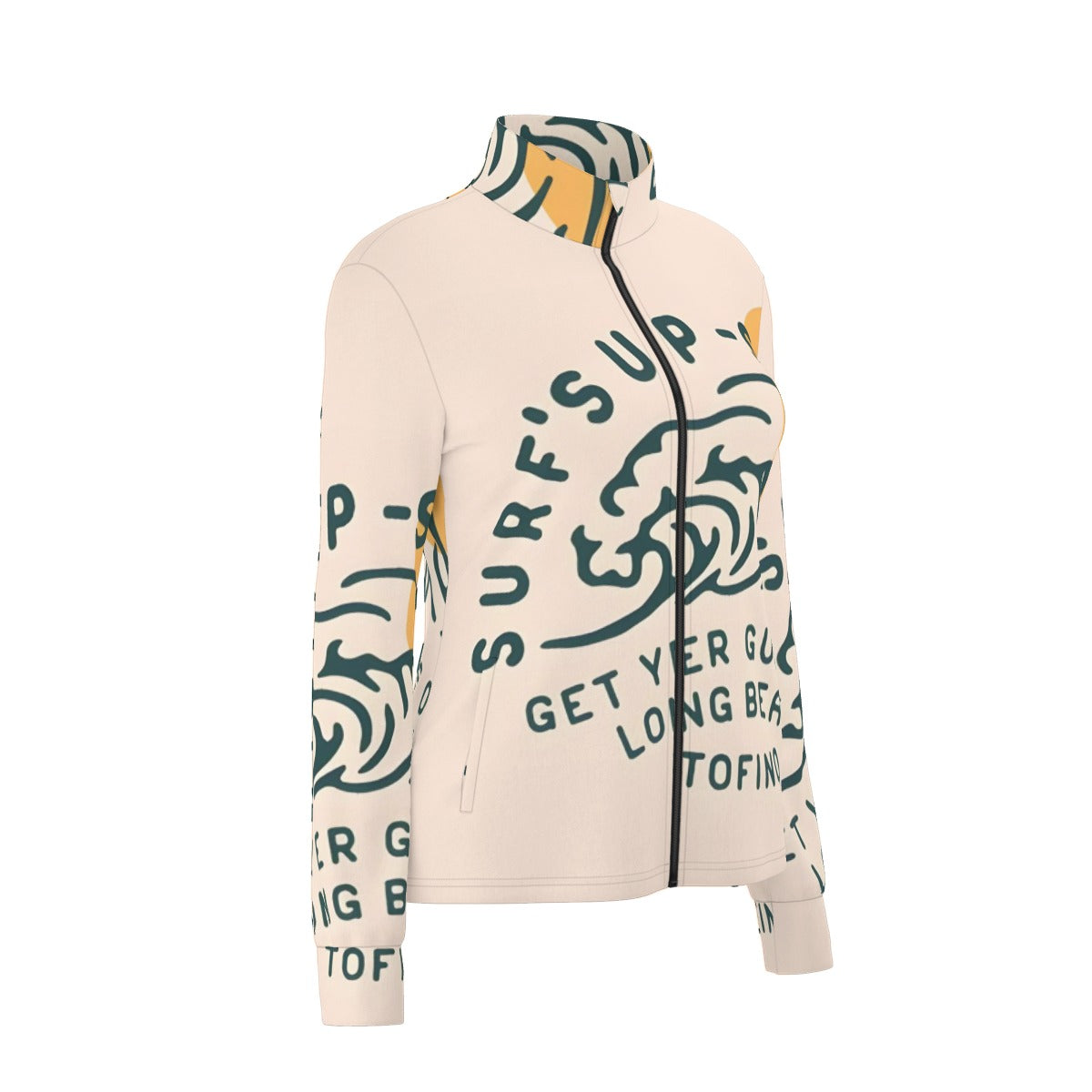 All-Over Print Women's Long Sleeve Thumbhole Jacket