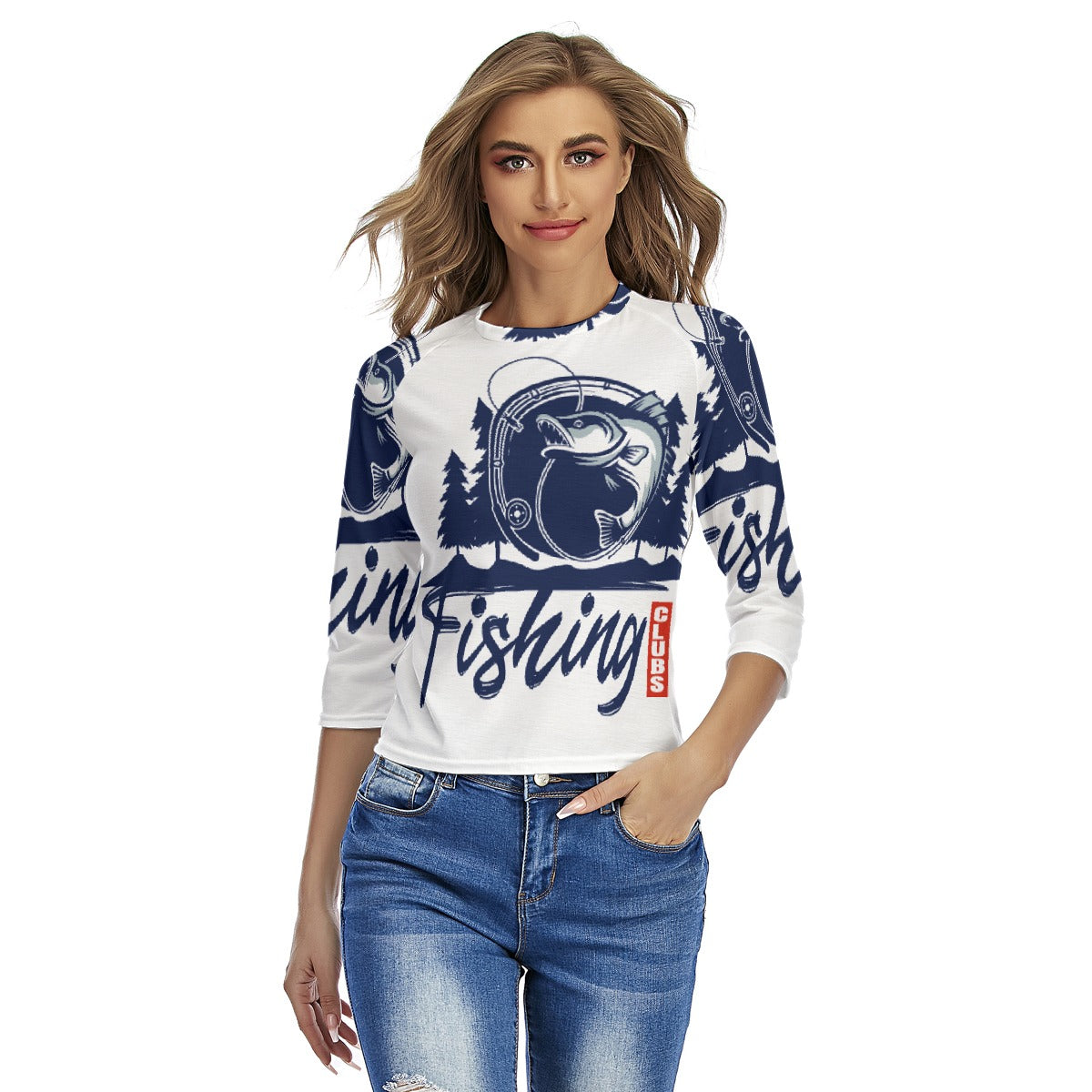 All-Over Print Women's Raglan Sleeves T-shirts