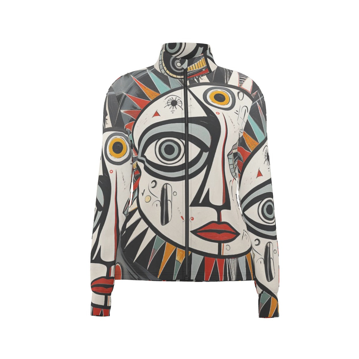 All-Over Print Women's Long Sleeve Thumbhole Jacket