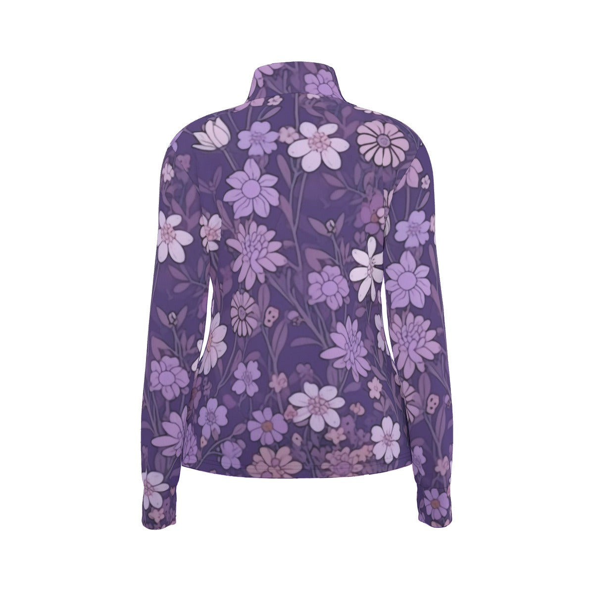 All-Over Print Women's Long Sleeve Thumbhole Jacket