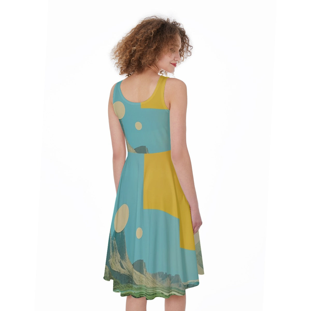 All-Over Print Women's Sleeveless Dress