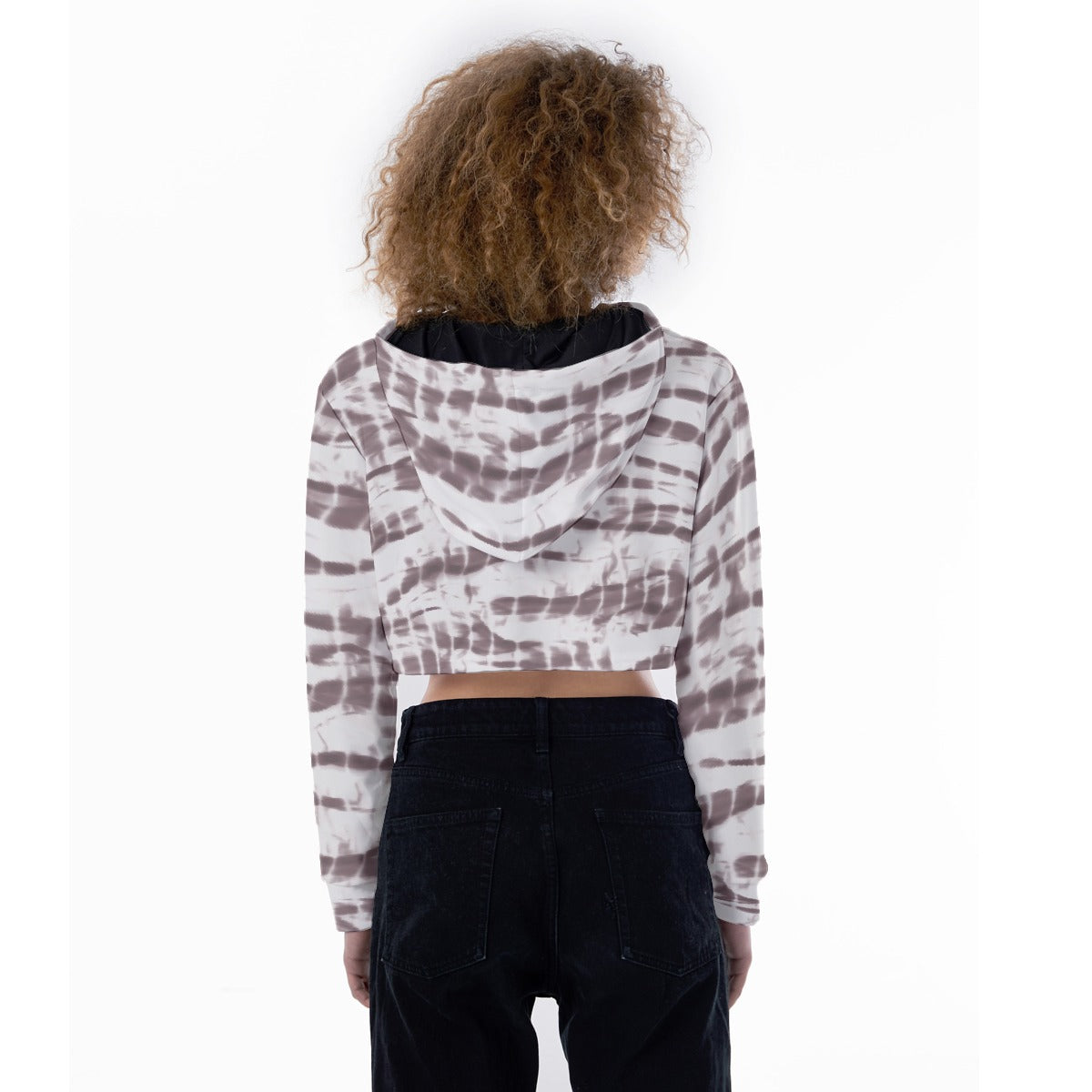 All-Over Print Women's Crop Top Hoodie