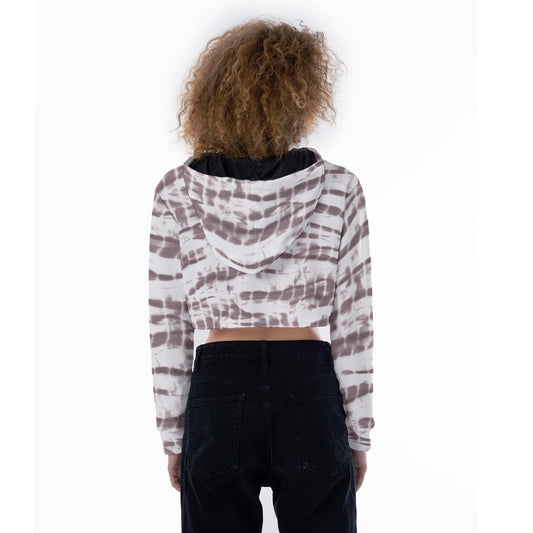 All-Over Print Women's Crop Top Hoodie