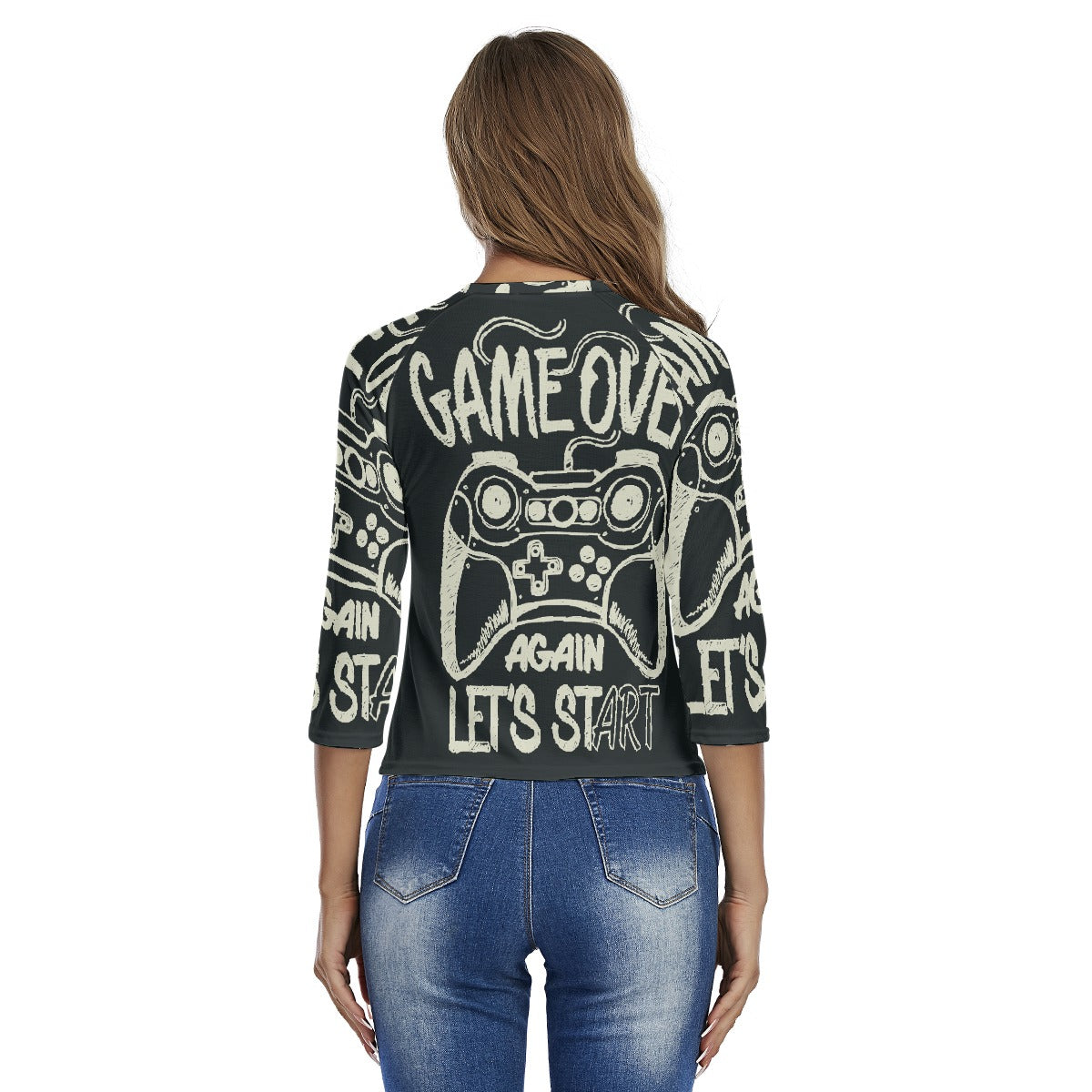 All-Over Print Women's Raglan Sleeves T-shirts