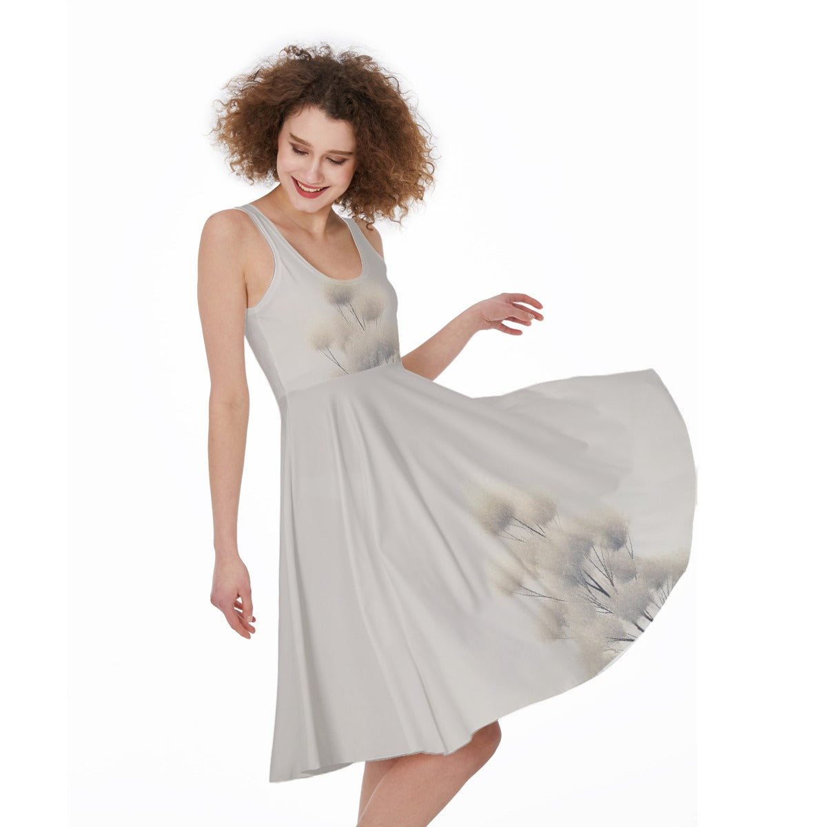 All-Over Print Women's Sleeveless Dress