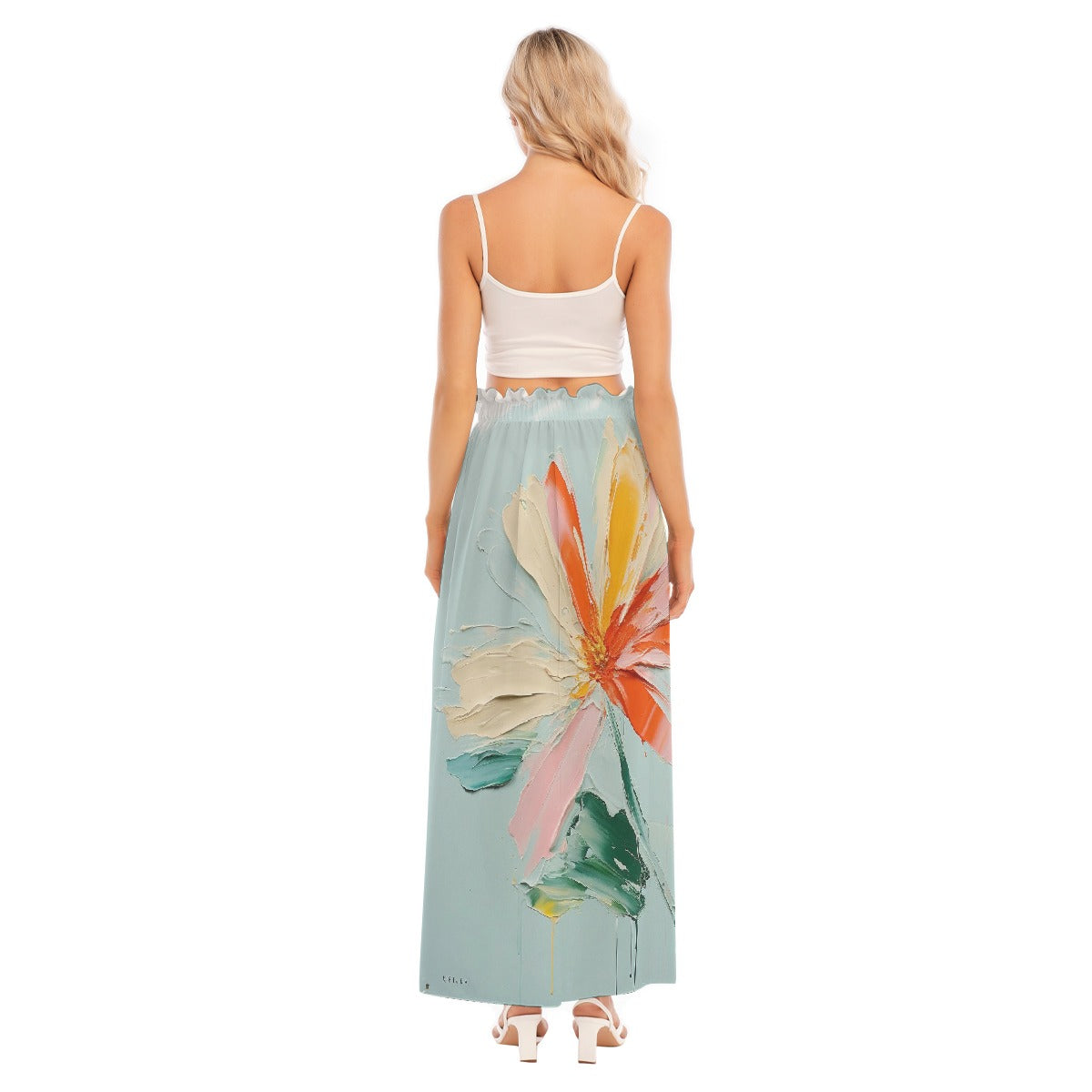 All-Over Print Women's Side Split Skirt