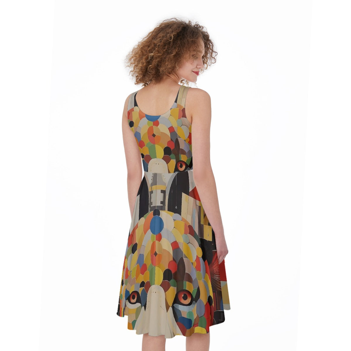 All-Over Print Women's Sleeveless Dress