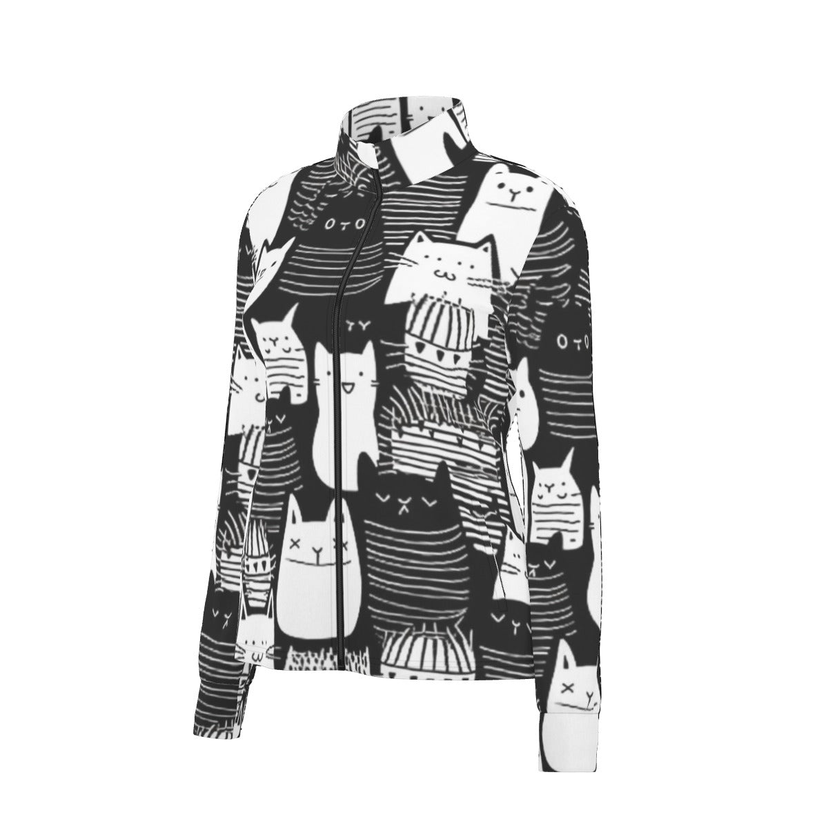 All-Over Print Women's Long Sleeve Thumbhole Jacket