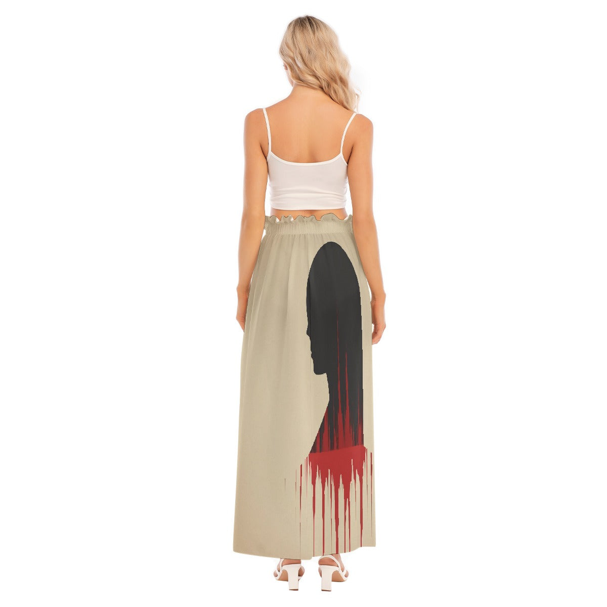 All-Over Print Women's Side Split Skirt
