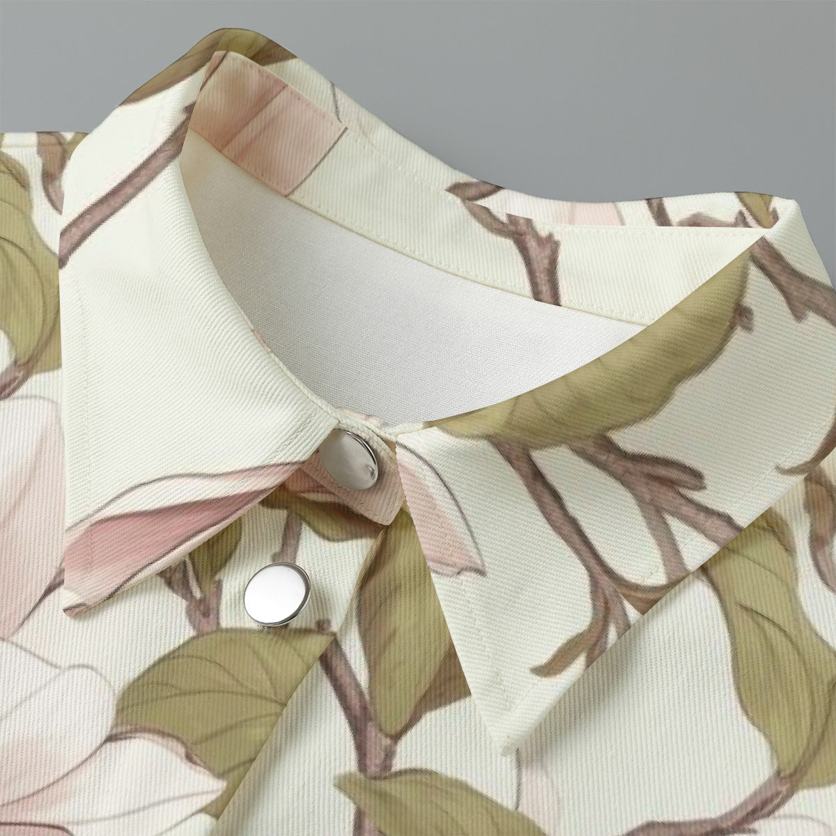 All-Over Print Women's Cropped Jacket | 245GSM Cotton