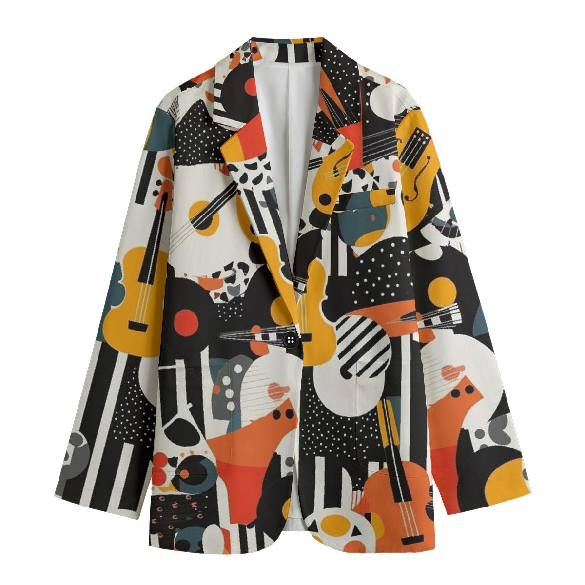 All-Over Print Women's Leisure Blazer