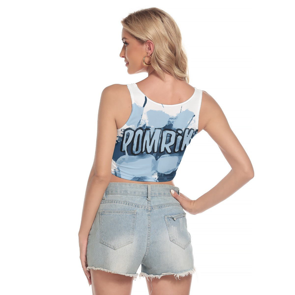 All-Over Print Women's Sport Crop Tank Top