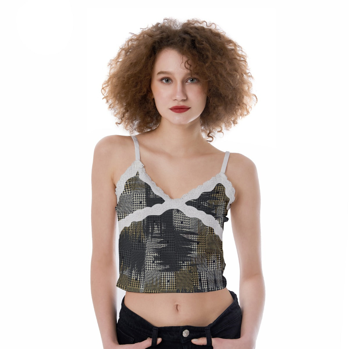 All-Over Print Women's Lace Camisole